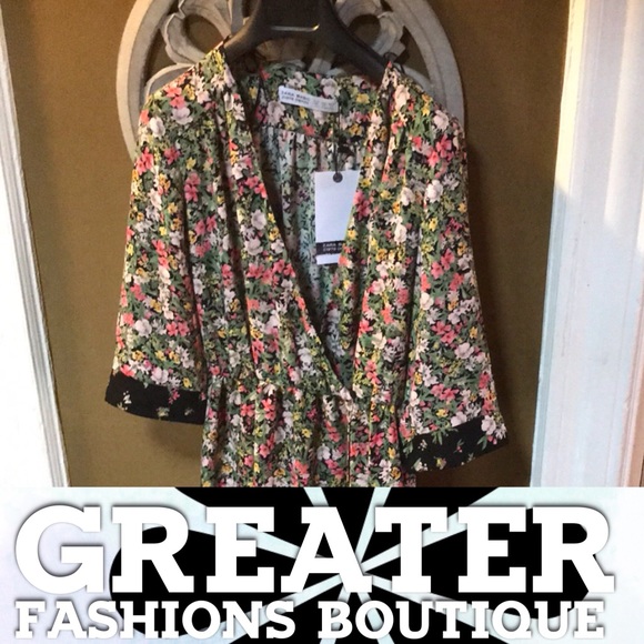 Zara Dresses & Skirts - NWT ✨✨ZARA Floral Duster Kimono